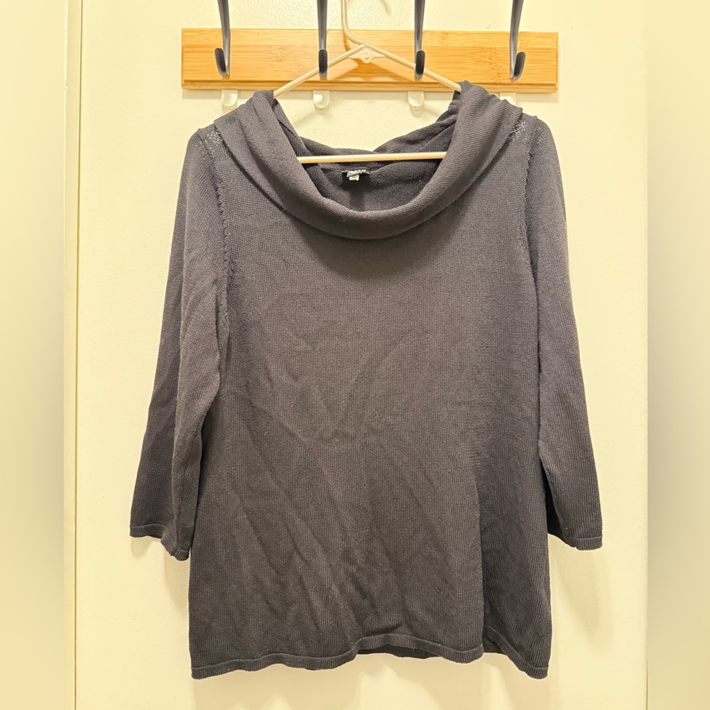 Eileen Fisher Petite Cowl Neck Top